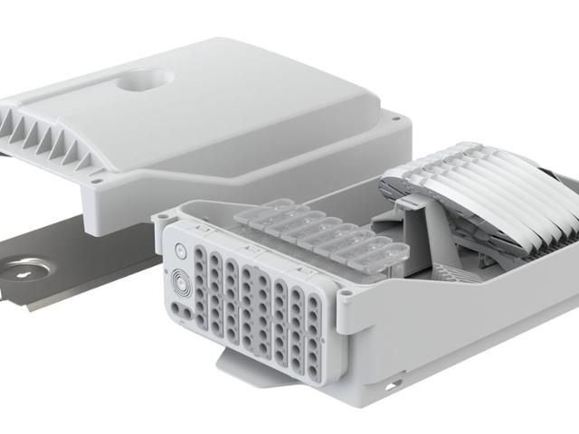 Gebäudeverteilerkasten zur Wandmontage mit Spließkassetten