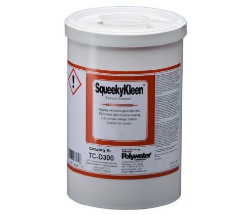 Polywater SqueekyKleen™ Spender mit 300 getränkten Reinigungstüchern