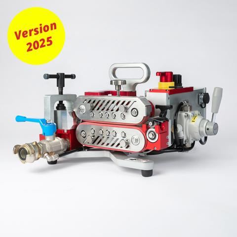 Jetting V2 Einblasmaschine mit Joystick-Hebel für Kabel 2,4-16 mm, Rohre 7-50 mm inkl. Ductlube und Service-kit im Transportkoffer mit Schaumstoff, Version 2025