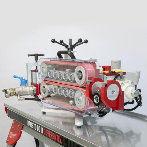 Jetting V3 Einblasmaschine Rohr 10-63mm Kabel 4-40mm, 22 kg, 1800 N Incl. Druckmesser Service Kit und Transportkoffer mit Schaumstoff
