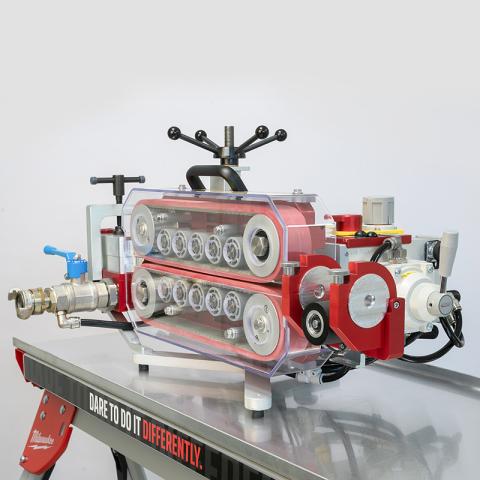 Jetting V3 Einblasmaschine Rohr 10-63mm Kabel 4-40mm, 22 kg, 1800 N Incl. Druckmesser, Vorbereitet auf Logger. Service Kit und Transportkoffer mit Schaumstoff