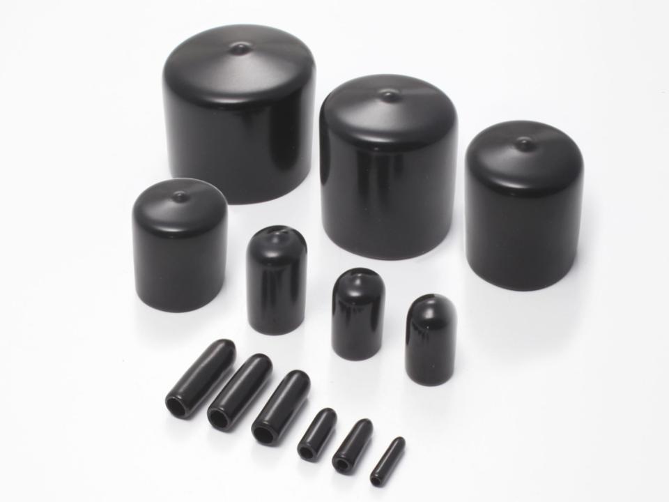 Filoform Endkappe 10mm Schwarz Resistent gegen Wasser, Öle, Fette und Säuren. VPE 100 Stück