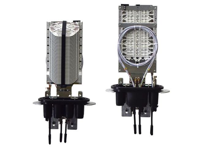 Optotec Spleißmuffe 192F - 1 FOCUS Muffe inkl. 4 Kassetten FOCUS-CODC2-AA-HD4-192C