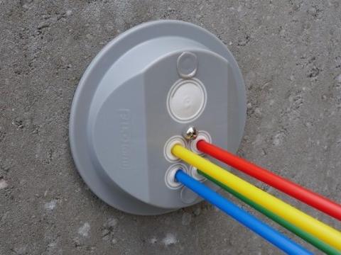 Filoform MD1-FttH Mehrfach-Mauerdurchführung 4x4-8mm