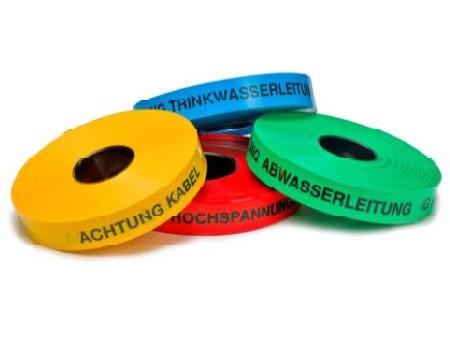 Trassenwarnband mit Aufdruck "Deutsche Glasfaser" FTZ-Norm 548 464 TV1 L 250m x B 40mm x D 0,15mm