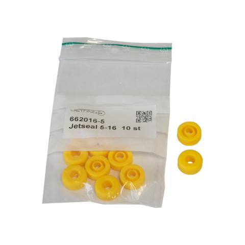 Jetting Jetseal Teilbare Kabeldichtung 5,0mm Außen Dia.: 16mm für V0/V0-HD VPE: 10 Stück, Farbe: Gelb