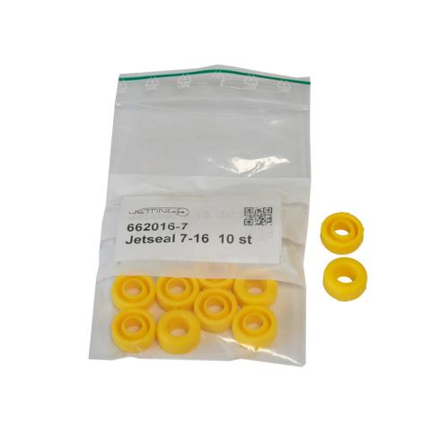 Jetting Jetseal Teilbare Kabeldichtung 7,0mm Außen Dia.: 16mm für V0/V0-HD VPE: 10 Stück, Farbe: Gelb