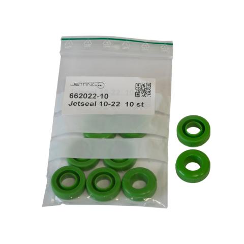 Jetting Jetseal Teilbare Kabeldichtung 10,0mm Außendurchmesser: 22mm für V2/V3 VPE: 10 Stück, Farbe: Grün