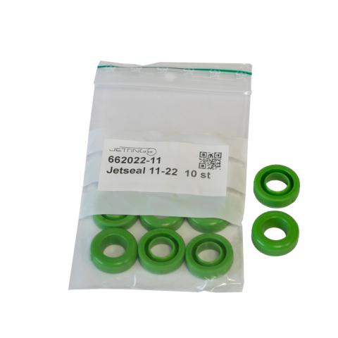 Jetting Jetseal Teilbare Kabeldichtung 11,0mm Außendurchmesser: 22mm für V2/V3 VPE: 10 Stück, Farbe: Grün